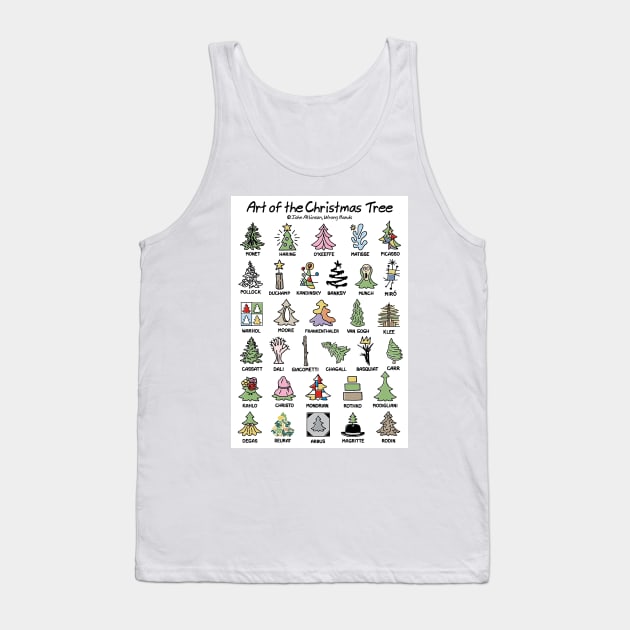 Art of the Christmas Tree Tank Top by WrongHands